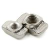 10/50pcs Carbon Steel T-Slot EU Standard Aluminum Profiles Thread T Nut Hardware Nuts Fasteners
