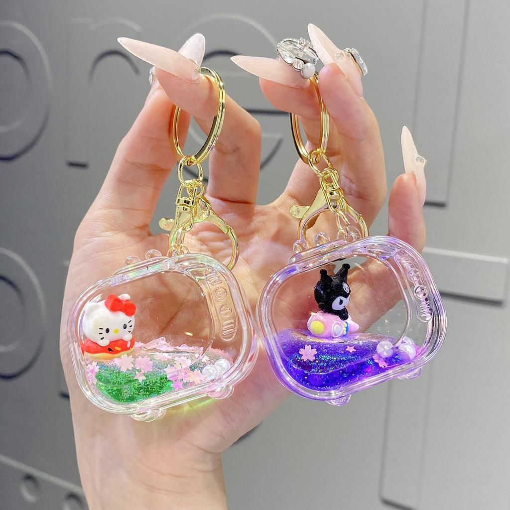 Liquid Eyecatching Acrylic Panda Keychain Trendy And Fun Gift For Friends Family And