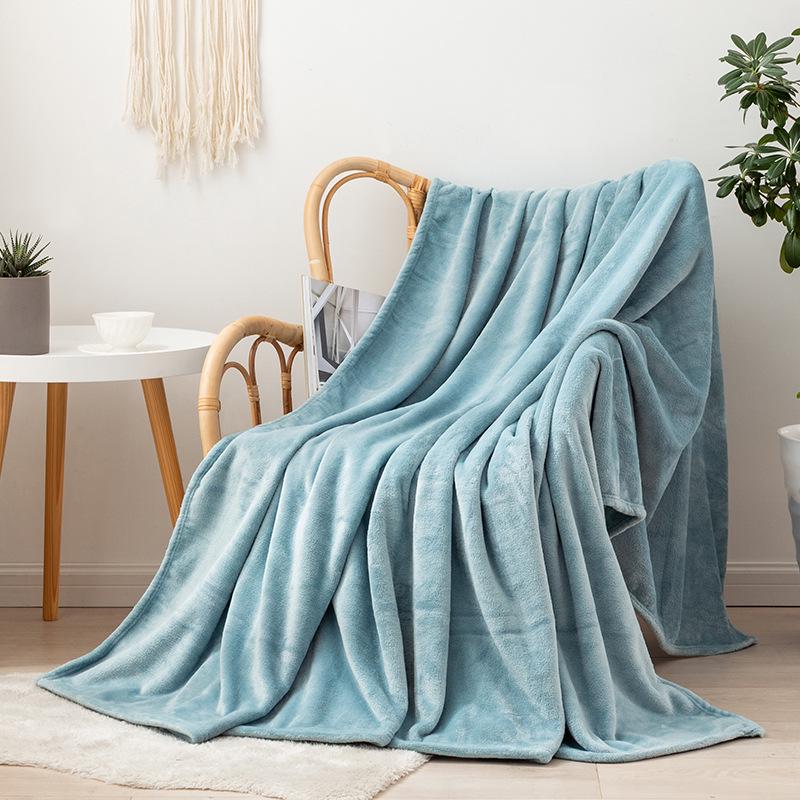 Customizable Thickened Gift Blanket - Ideal for Naps & Air Conditioning