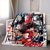1pc Vegeta, Goku Blanket Lightweight Flannel Blanket Throw Blanket For Sofa, Bed, Travel, Camping, Livingroom, Office, Couch