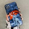 Чехол для телефона Turk Wolf Turkey Flag для iPhone 15,14,13,12,11,Plus,Pro Max,XS,X,XR,SE,Mini,8,7 Мягкий силиконовый черный чехол