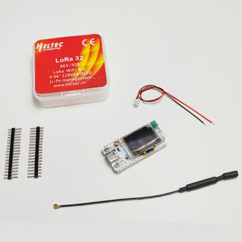 2PCS New V3 Version 433MHZ/868MHz-915MHz SX1276/SX1278 ESP32 LoRa OLED Lora Kit 32 V2 Development Board for Arduino