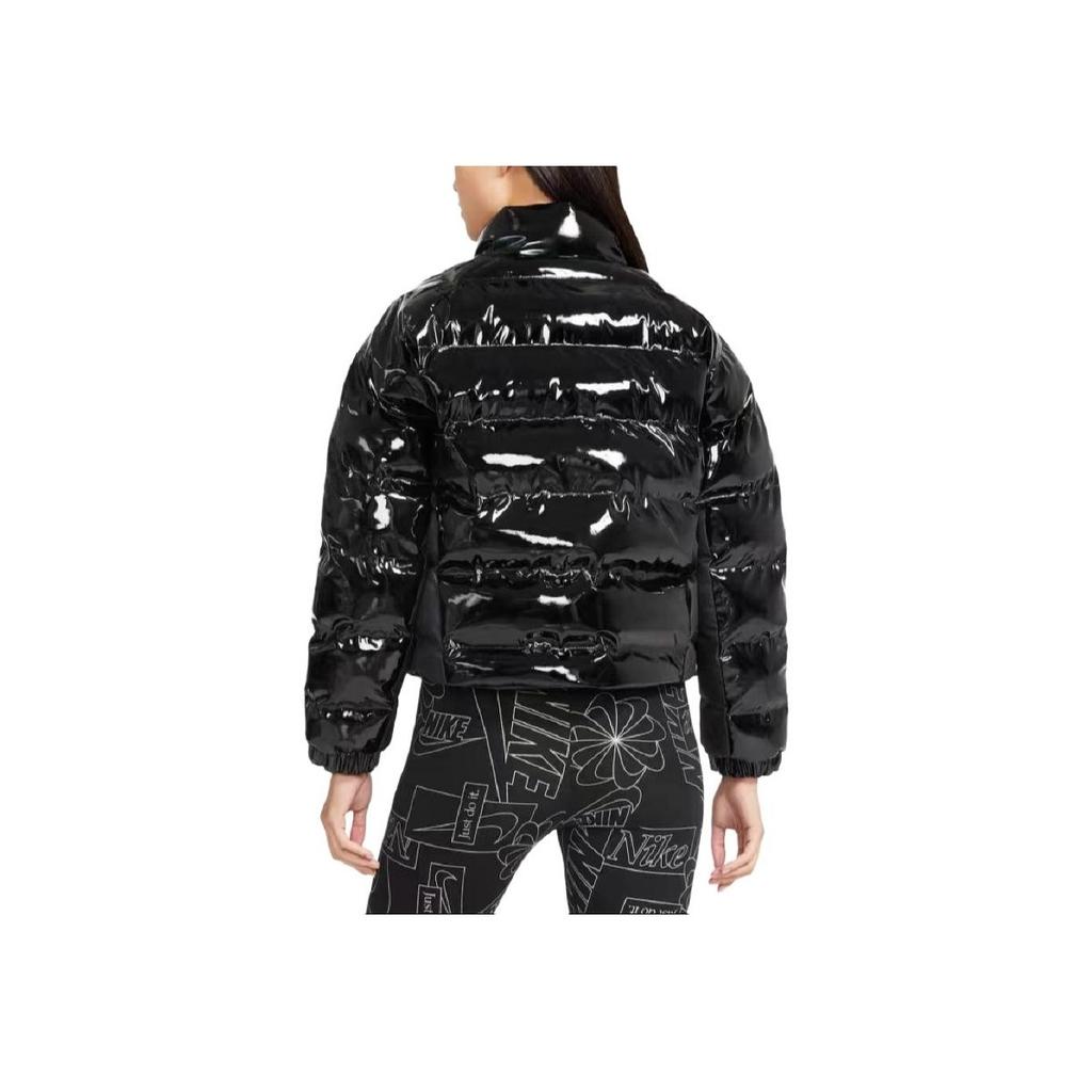 Nike Куртка Nsw Icon Clash с синтетическим наполнителем и воротником-стойкой, женская, черная CU6713-010