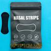 30/60 шт. Улучшающие сон полоски для носового дыхания Гипоаллергенные полоски с нежным клеем Черные овальные полоски против храпа