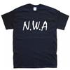NWA Nwa ФУТБОЛКА Все размеры S M L XL XXL Цвета Черный Белый - Мужская Летняя Хлопковая Футболка с Графическим Принтом