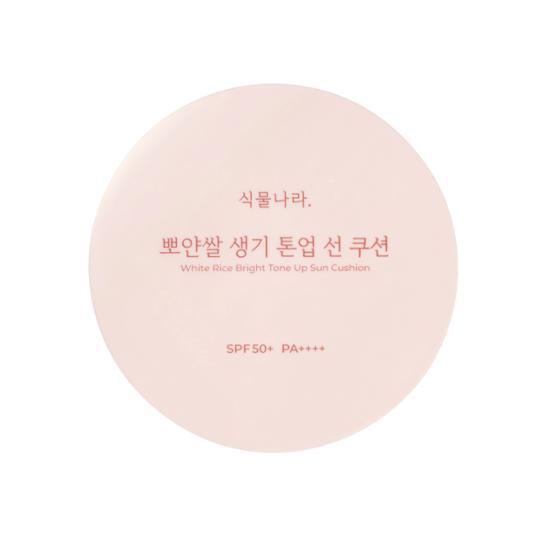 Солнцезащитный кушон Plantnara White Rice Vitality Tone-up 2 вида, выберите 1 (один элемент/план пополнения)