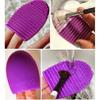 Brush Cleaner - Brushegg - Purple - 100% Silicone - Practical - Easy To Use