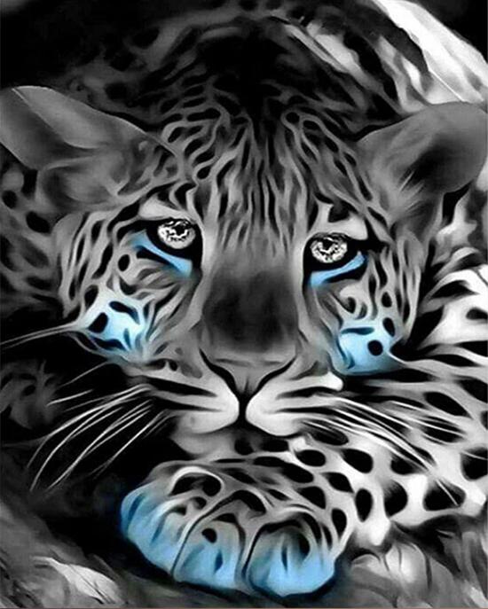 RUOPOTY Картина по номерам Слон, акрил на холсте, уникальный подарок, картина по номерам, лев, животное, украшение для дома