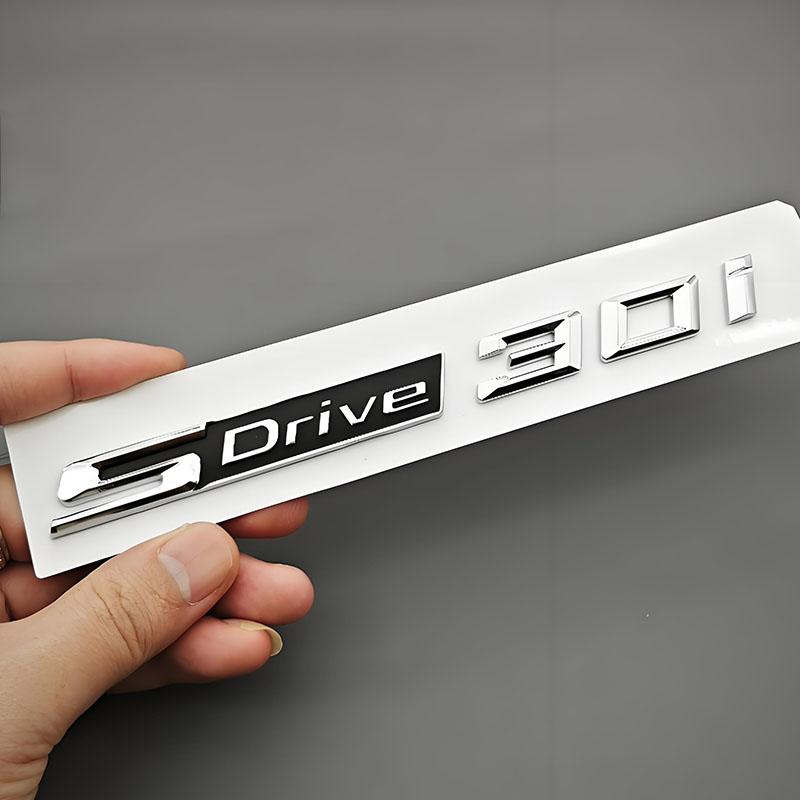 3D ABS Car Letters Logo SDrive 28i 30i Rear Trunk Badge Side Fender Emblem Decals For BMW Z4 E85 E86 E89 G29 Auto Accessories