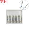 10 шт., стоматологические алмазные фг, высокоскоростные боры, средний инструмент для полировки зубов, хвостовик 1,6 мм, стоматологические материалы TF-S41
