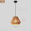 Boho Pendant Light Boho Vintage Household Light Fixture Ceiling Chandelier for Bedside Dining Table Library Light Lampshade E27