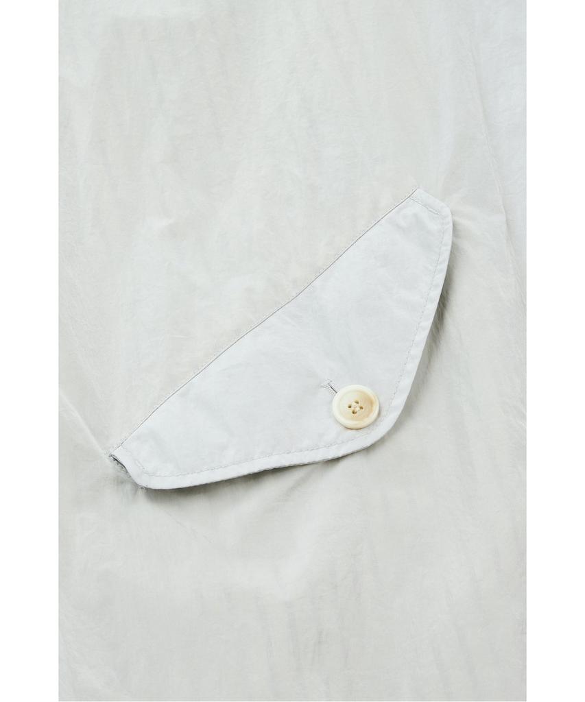 Man On The Boon Nylon String Detail Jacket_Light Grey 4716109006