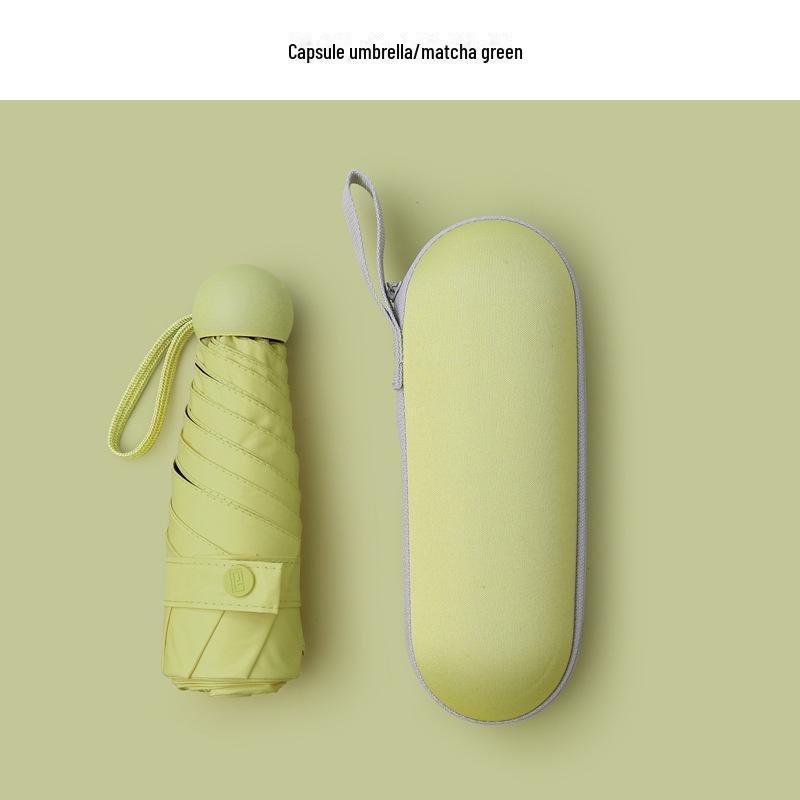 Скидка 50% на карманный мини-зонт двойного назначения: Защита от ультрафиолета для солнца и дождя, красочный и компактный дизайн