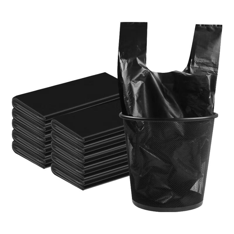 Jingzhou Shibang Black Thickened Vest-Style Garbage Bags