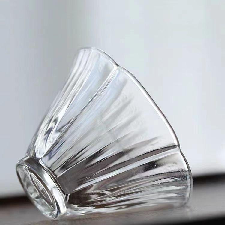 Японская мини-чашка для воды Цветочная Мини из термостойкого стекла Японская чашка для чая Кунг-фу Набор чайных чашек Бокалы Принадлежности