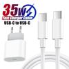 PD 35W Fast Charger For iPhone 16 15 Pro Max Fast Charging Cable For iPhone 14 13 12 11 Pro Max USB Type C Data Line Phone Adapter