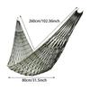 Outdoor Supplies Bold Mesh Hammock Nylon Rope Single Hammock Outdoor Furniture Camping