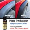 Автомобильный пластиковый реставратор Керамическое покрытие 2-3 года Длительная защита Ремонт Отбеливание Черный блеск Пластиковая отделка и уход за резиной