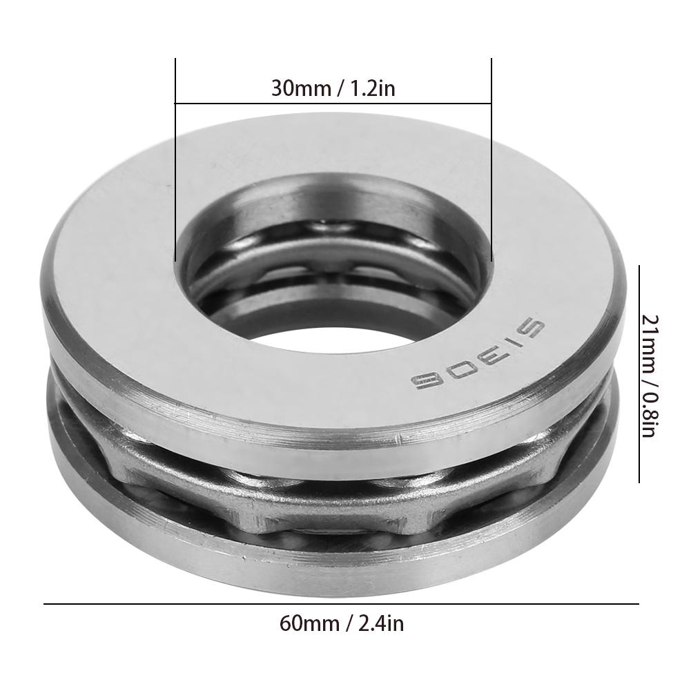 Упорный шарикоподшипник плоское упорное давление высокоточное стальное промышленное оборудование 51306