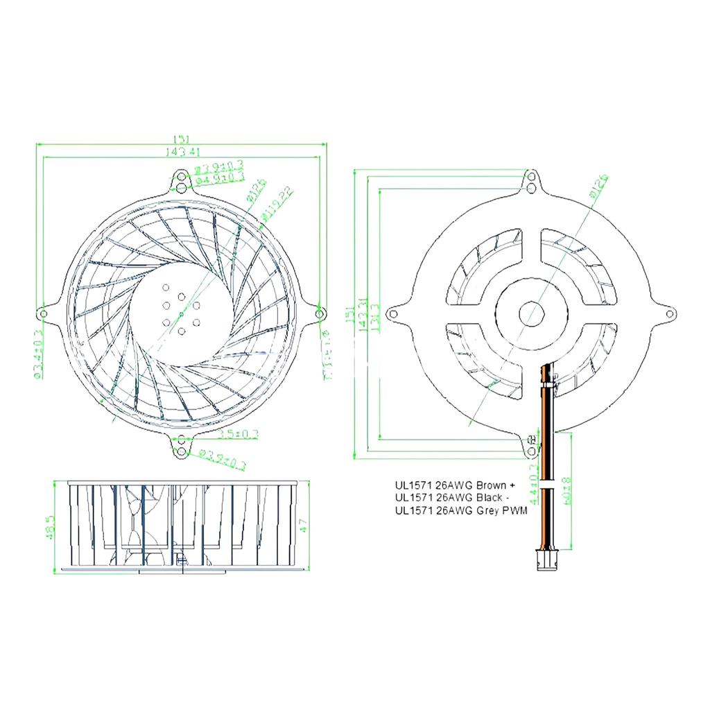 Small Lab PS5 Compatible CPU Cooling 23 Includes Installation Screwdriver Fan, Blades,