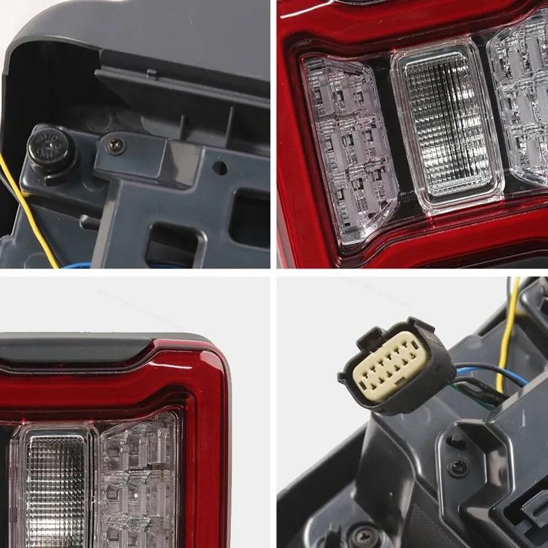 2pcs LED Car Tail Light Rear Turn Signal Reverse Light for Jeep Wrangler JL 2018+ (US/EU Version)Rear Turn Signal Reverse Light