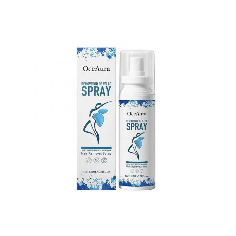 Sensitive Skin Depilatory Cream, Hair Removal Cream, Hair Removal Spray for Gentle Hydration, for Face, Arms, Legs and Armpits
