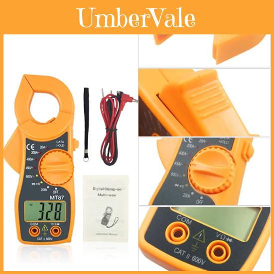 Digital Clamp Meter With Voltage Current Resistance Testing For Electrical Professionals