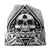 Хэви-метал 1960-х годов Панк-рок Музыка Skullies Шапки Шапки Пиковый туз Вязаная шапка Зимние шапки-капоты Женская уличная лыжная кепка унисекс