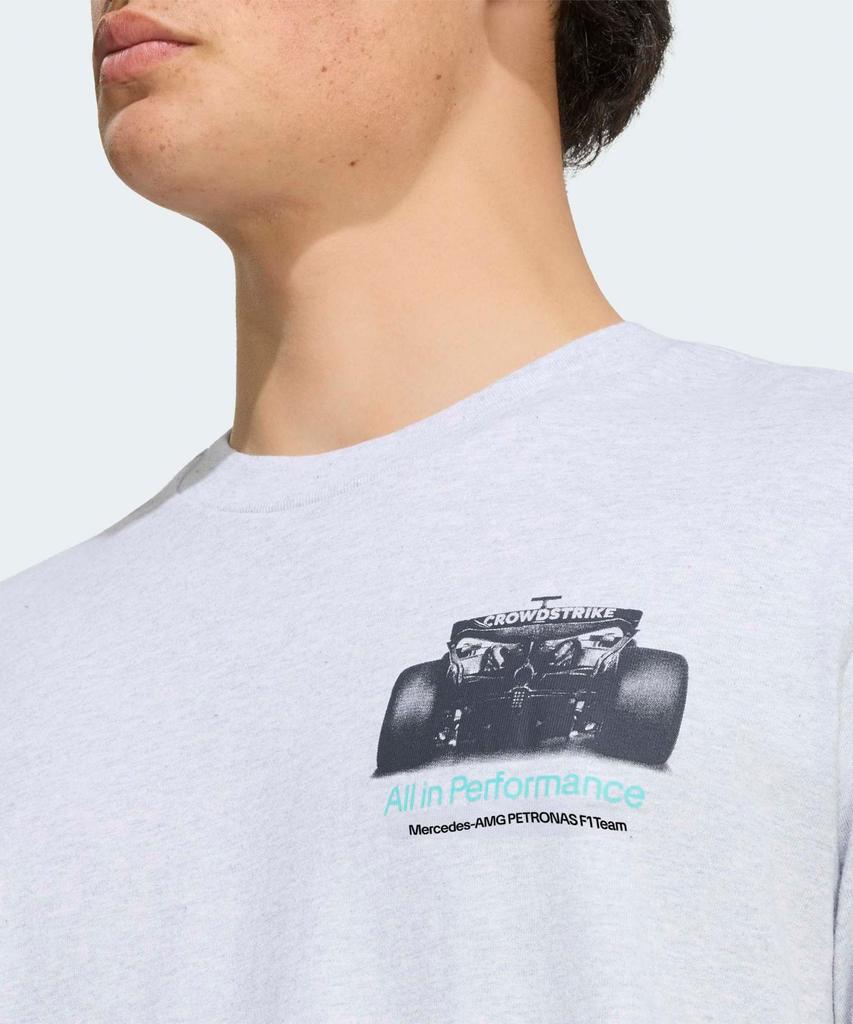 adidas Графическая футболка команды Mercedes-Amg Petronas F1 - Светло-серый / Hy8001