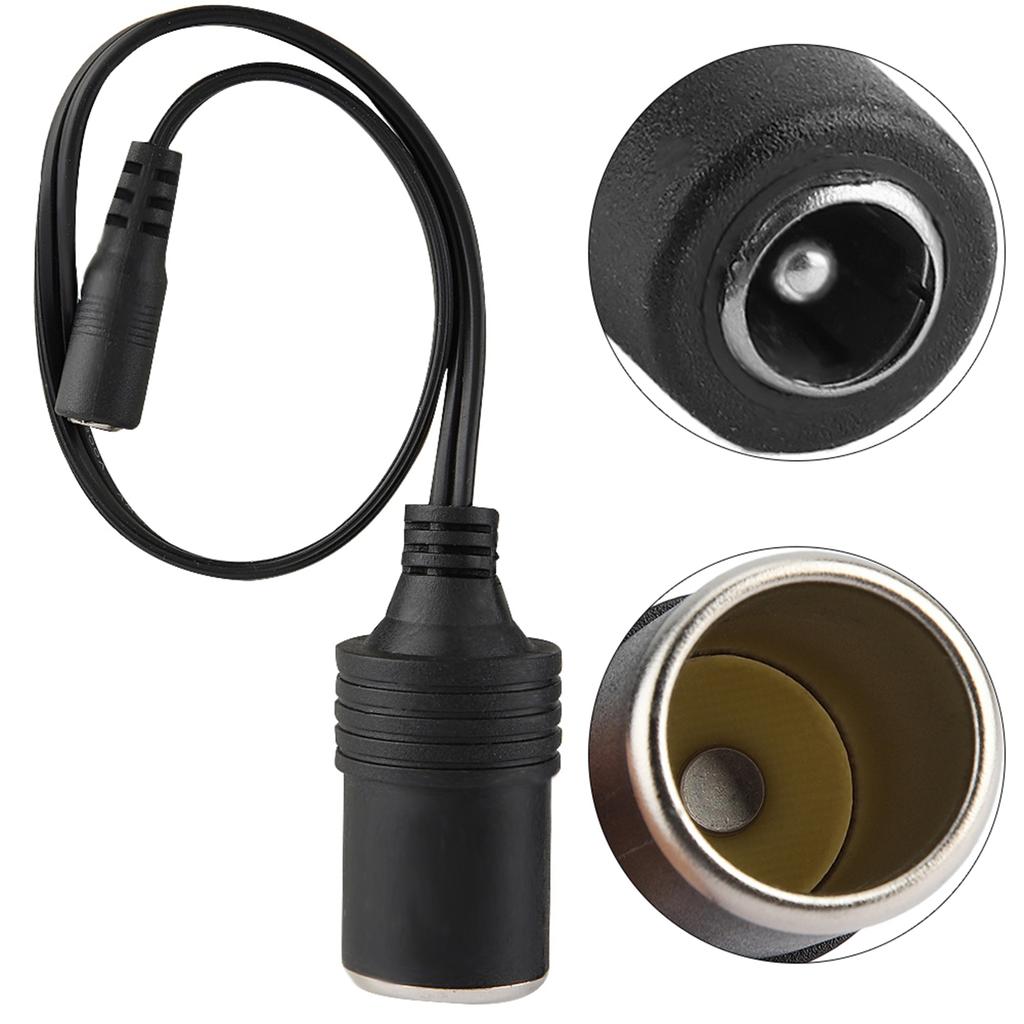 Car Cigarette Lighter Female Socket Charger Cable Power Adapter Connector
