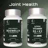 Joint & Bone Health Combo | Boswellia Extract 75% + Vitamin D3 K2 Capsules | Plant-Based Supplement Pack of 2 (60 Each)