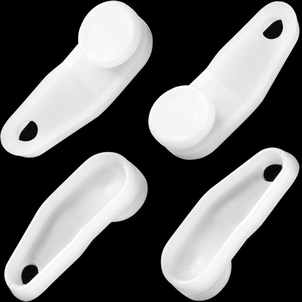50 Pcs Plastic Curtain Track Clips Durable Drapery Hooks Easy To Use Curtain Accessories  Bedroom