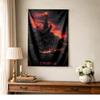 Lord Rings Aesthetic Tapestry Rustic Farmhouse Ideal for Balcony Bedroom Reading Corner Year-Round Vintage Wall Art Perfect Gift for Dorm Roommate