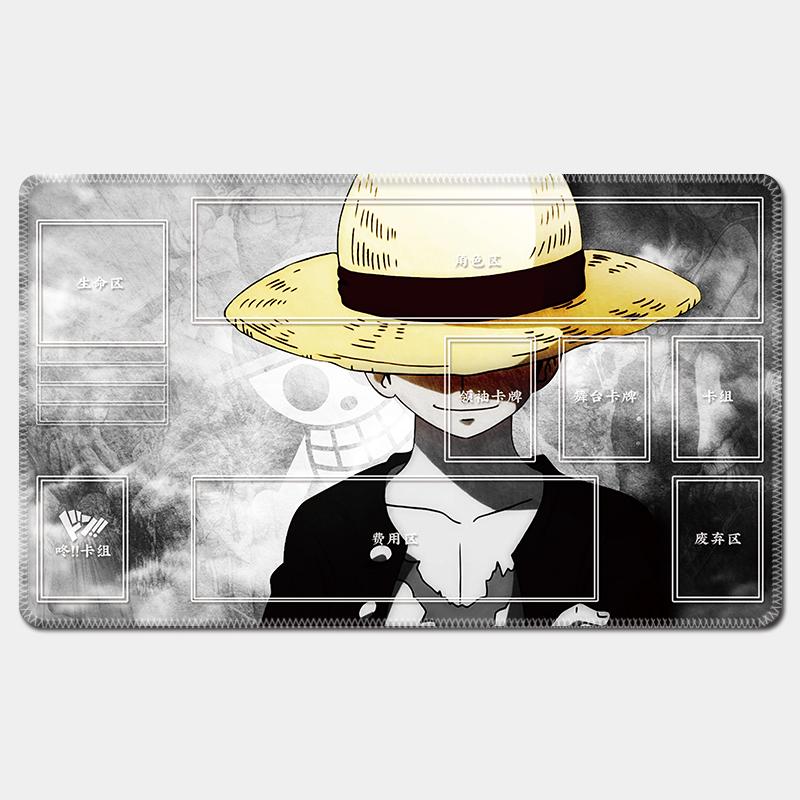One Piece Luffy Card Battle Table Mat Opcg Zoro Robin Ace Single Player Board Game Card Battle Mat Anime Gift