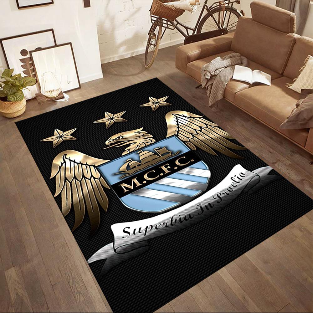 Manchester City Floor Mat Design For Living Rooms Entryway Dining Room Hallway Antislip Carpet Decorate Offices Perfect Birthdaychristmas Gift Idea