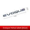 Modified Car Emblem Badge Sticker for Land Rover Range Rover Evoque Autobiography Rear Trunk XS3