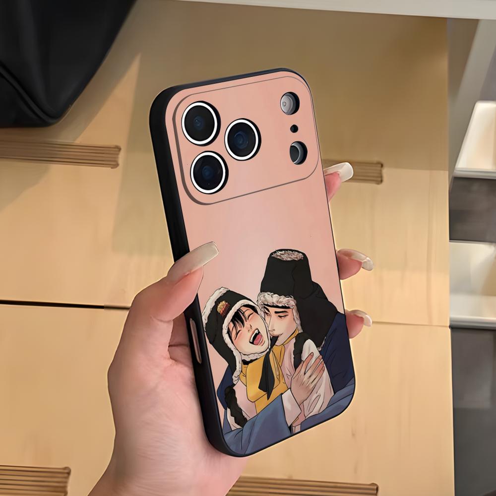 Чехол для телефона с рисунком из аниме Painter The-w-Nights Для IPhone 17 Air 16 E Pro Max 15 14 13 Mini 12 Pro 11 Max Plus Черный Мягкий