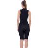 Women's Shorty Short Scuba Sailing Rafting Surf Swimming And Wetsuit Suit Black 1.5 Mm