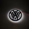 Для VW VOLKSWAGEN Новый 11см Светодиодная подсветка заднего значка Передняя решетка 5D Подсветка логотипа Для VW POLO MAGOTAN Passat CC Bora Golf Jetta Логотип Li