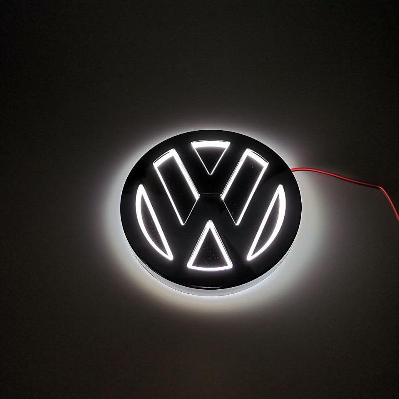 Для VW VOLKSWAGEN Новый 11см Светодиодная подсветка заднего значка Передняя решетка 5D Подсветка логотипа Для VW POLO MAGOTAN Passat CC Bora Golf Jetta Логотип Li