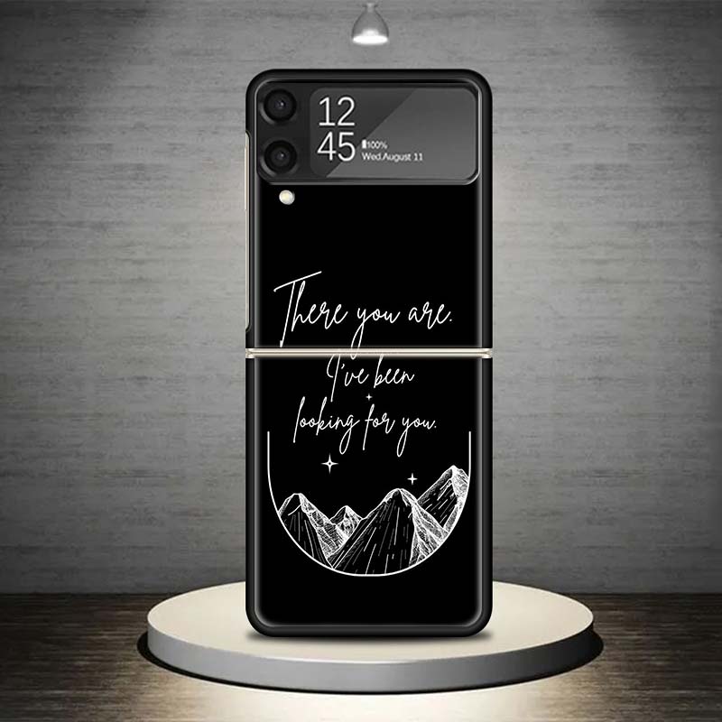 Чехол для телефона A Court of Mist Fury Сары Дж. Маас Для Samsung Galaxy Z Flip 7 6 5 4 3 5G Ударопрочный чехол Z Flip7 Flip6 ZFlip5 Flip3