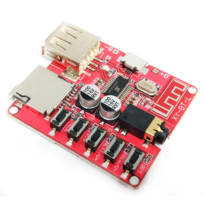 Плата аудиоприемника без потерь Bluetooth, слот для карты памяти TF, DIY декодирование, модифицированный модуль MP3 для автомобильного динамика, аудиоусилитель