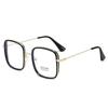 Large Square Frame Woman Glasses Girl Fashion Transparent Reading Glass High-Definition Anti-Blue Light Computer Eyeglass