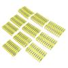 100PCS 001‑100 Number Plastic Livestock Tag Integrated Colorfast Livestock Ear Tags for Cattle Cows