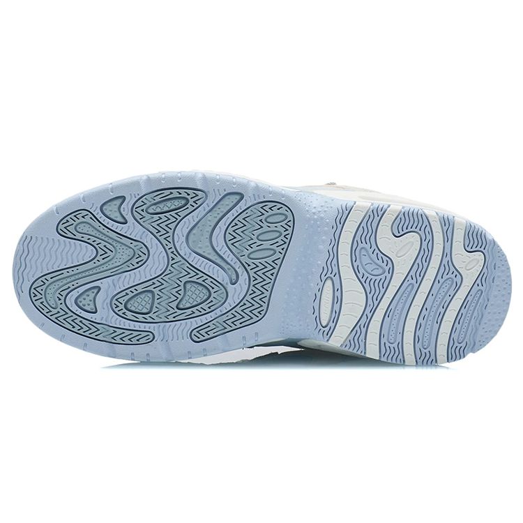 Li Ning CF Thick Sole Height Increasing Cushioning Versatile Bread Shoes Low Top Casual Shoes Women Sneaker Gray AGCR438-5