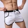 Men Color Block Summer Sports Gym Drawstring Shorts Beach Pants Swimming Trunks