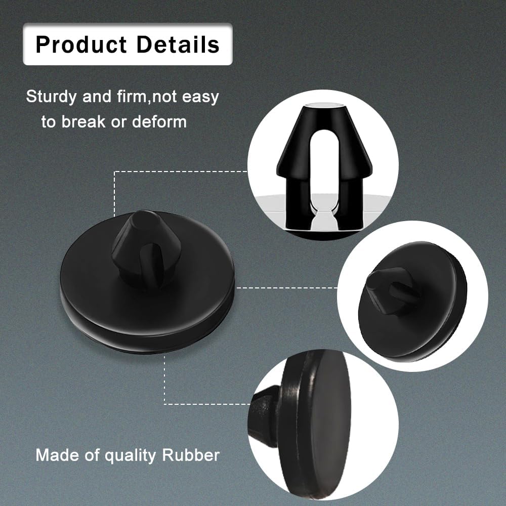 12 PCS Car Brake Light Switch Stopper, Brake Switch Stopper, Automotive Brake Switch Pad, 90541-06036 Car Stop Pad Switch Stopper Suitable for Most