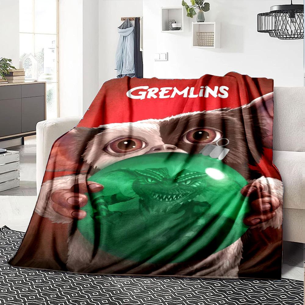 Gremlins Blanket Ultra-Soft Suitable for Couch Office Chair for All Seasons Digital Print Ideal Gift for Friends Family Couples Picnic