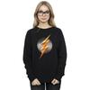 DC Comics Womens/Ladies Justice League Movie Flash Emblem Sweatshirt