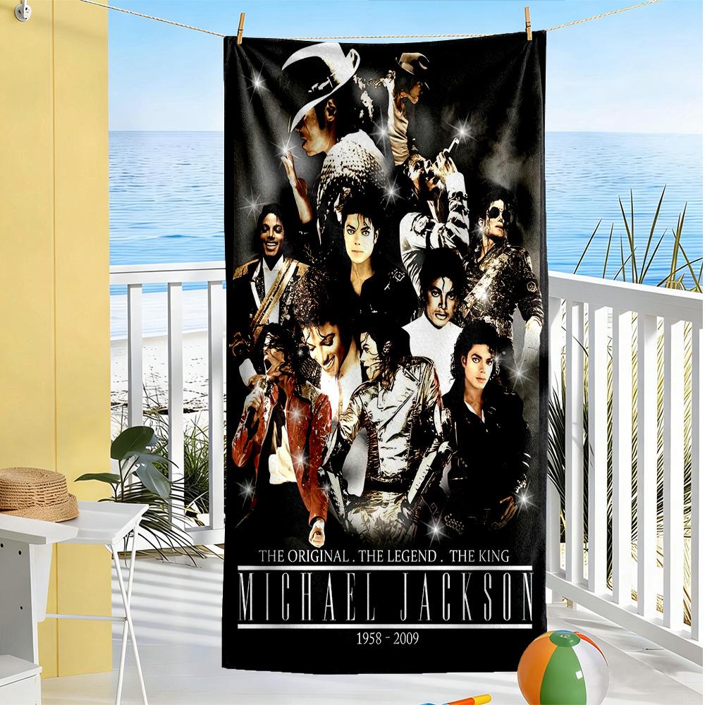 Michael Jackson Beach Towel Super Soft & Absorbent Comfortable Lightweight